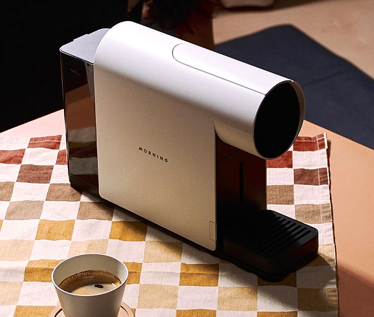 홈카페의 완성, 모닝 미니 캡슐커피머신 클라우드 화이트 선택 이…